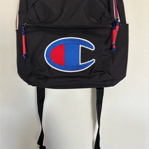 Champion Black and Blue Backpack with Sporty Design - Picture 3 of 8